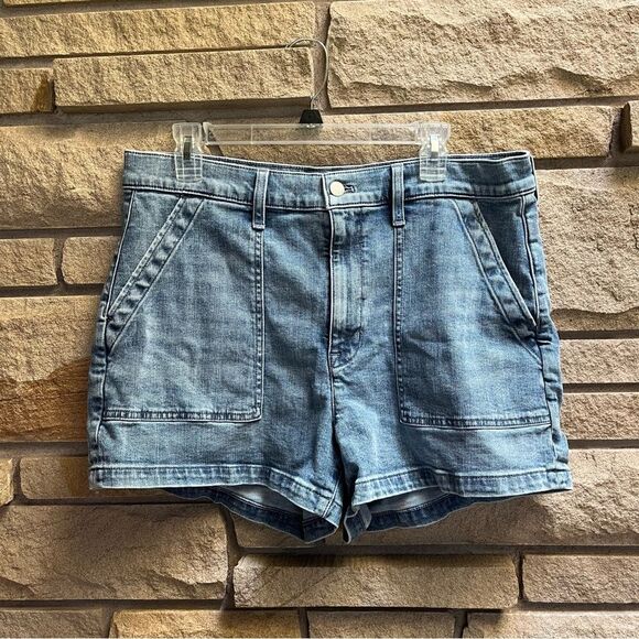 JCREW Utility Denim Short Skylar Wash Blue 32 - Picture 4 of 11